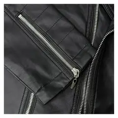 SYK - Chaqueta Chamarra Clásica Para Hombre Estilo Biker