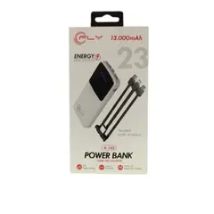 FLY - Power Bank 13.000 Mah Carga Rapida A-160 USB 3 Cables