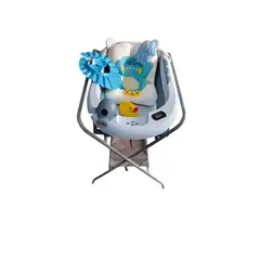 GENERICO - Bañera Plegable De Bebe Soporte Metálico Cojin y Accesorios