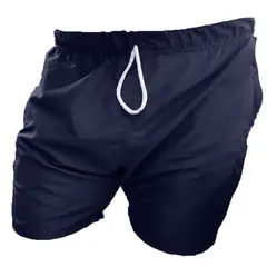 ABC - Pantaloneta hombre con bolsillos unicolor crermalleras secado rapido