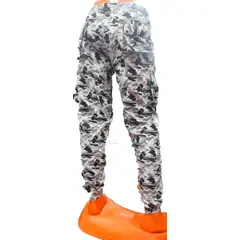 ABC - Sudadera militar Camuflada Dos Agujas Refuerzos jogger 10 bolsillos