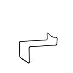 AMBIENTE GOURMET - Soporte para vino individual negro