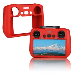 GENERICO - Funda Para Control Drone Dji Rc 2, Air 3 Rojo