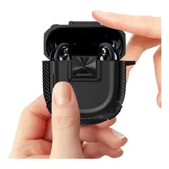 GENERICO - Estuche Funda para Bose Quietcomfort 2 Plastico Negro