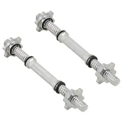 SPORT FITNESS - Barras Mancuernas Acero Cromado Sportfitness Seguros X2 Und