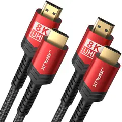 GENERICO - Cable HDMI 2.1 JSAUX Ultra High Speed 8K (2 Pack - 1.8 mts)