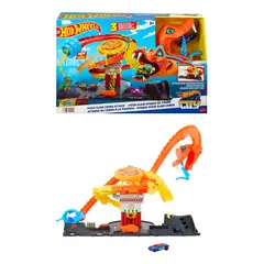 MATTEL - Hot Wheels Pista De Carros Juguete Ataque Cobra Vs Pizzería