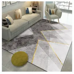 MULTIPLACE COLOMBIA - Alfombra Moderna de Lujo Ideal para Sala Habitación u Oficina