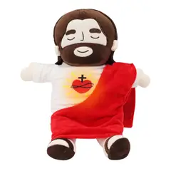 GENERICO - Peluche De Jesús Mediano Respira Ansiedad Con Luces