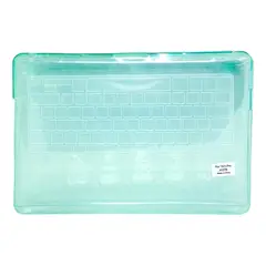GENERICO - Carcasa Case Para Mac Pro 13 A1278 Protector Teclado Español Verde