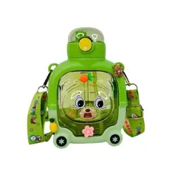 FLY - Botella Termo Niños Diseño De Oso Con Stikers Y Pines