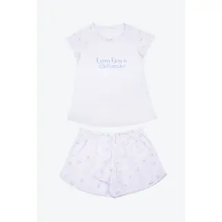 LILI PINK - Conjunto pijama para niña de 2 piezas en algodón