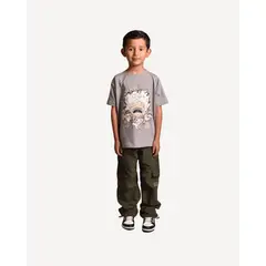 BIGBOYS - Camiseta Luffy Gris Niño