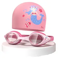 MULTIPLACE COLOMBIA - Set Gorro y Gafas de Natación Infantil con Diseño Animado