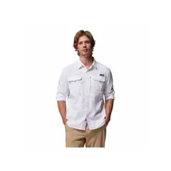 COLUMBIA - Camisa Hombre BAHAMA ELITE LS Blanco