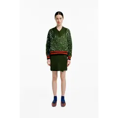 MAGLIONE - Sweater Pixel Verde