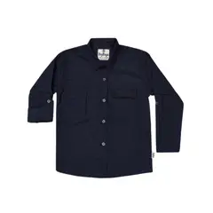 BIGBOYS - Camisa Manga Larga Travesia Azul Oscuro Niño
