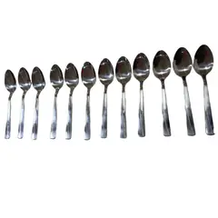 DISTRIONLINE - Cucharas de metal SET X 12
