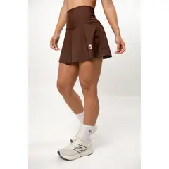 NO RULES - Falda deportiva Mujer Café