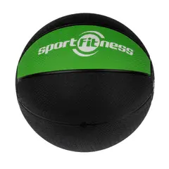 SPORTFITNESS - Balón Medicinal De 6 Kg Con Rebote Caucho Resistente