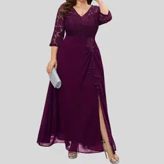 YURELKSHOP - VESTIDO LARGO DE FIESTA MATRIMONIO NOCHE