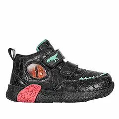 GUMBALL - Botabotin de Niño marca en Color NEGRO  BOTA FUZ DINO BOT 3