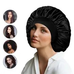 MULTIPLACE COLOMBIA - GORRO DE SATÍN PARA MAQUILLAJE Y DORMIR