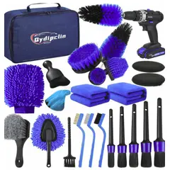 GENERICO - Kit Completo De Aseo Para Vehiculo/moto Premium 23 Pcs