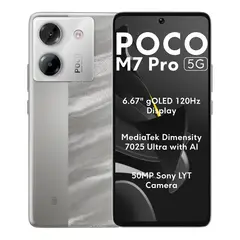 XIAOMI - Celular POCO M7 PRO 5G 256GB 12GB RAM Gris