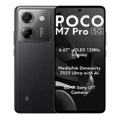 XIAOMI - Celular POCO M7 PRO 5G 256GB 12GB RAM Negro