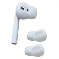 GENERICO - Soporte Antipérdida Para Airpods 1 Y 2 Blanco Par