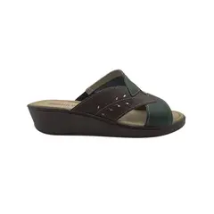 CALZADO ROMULO - Romulo Sandalia Dama 5958 Verde x Mostaza x Cafe