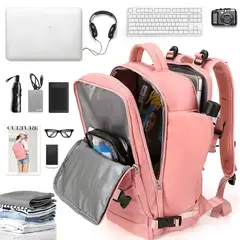 AMERICAN GENERICS - Mochila de Viaje Grande para Mujer y Hombre 35L Aprobada para Avión