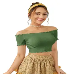 100 - Blusa Bandeja Color Verde