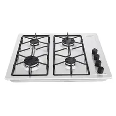 HACEB - Estufa de empotrar inox 66X54 cm platina a gas natural