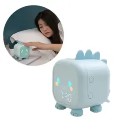 Q AND Q - Reloj Despertador Infantil Bluetooth con Luz LED