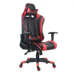GENERICO - Silla Gamer Profesional Valorant Roja en Cuero PU