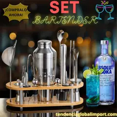 BARTENDING COLOMBIA - KIT COCTELERO PREMIUM EN ACERO INOXIDABLE PARA BARES