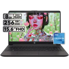 HP - PORTATIL 250 G9 INTEL CELERON N4500 8GB RAM 256GB SSD PANTALLA 15.6" LED HD
