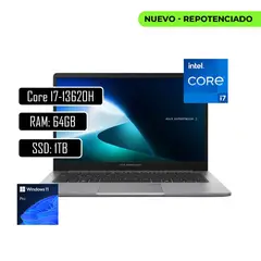 ASUS - Portatil ExpertBook Intel Core i7 13620H 64GB 1TB SSD 14 WIN11 Pro