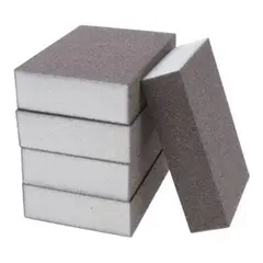 GRUPO B - Lija Bloque De Esponja 300 Grit Para Limpieza Set X5