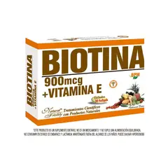 NATURAL FRESHLY - BIOTINA + VITAMINA E X 900MCG