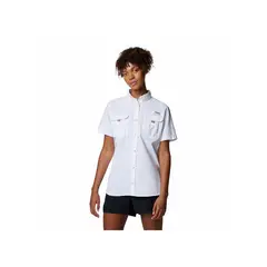 COLUMBIA - Camisa Mujer WOMENS BAHAMA II SS Blanco