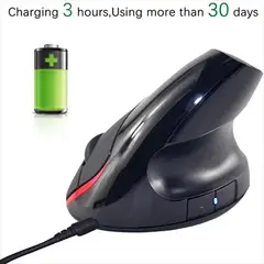 CLEAR - Mouse Ergonómico Vertical recargable