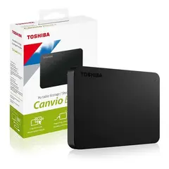 TOSHIBA - Disco Externo 1TB Canvio Basics 30 Black