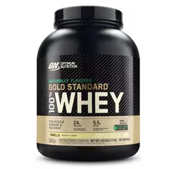 OPTIMUM NUTRITION - Proteína Gold Standard 100% Whey Vainilla 4.8 LB Naturally Flavored