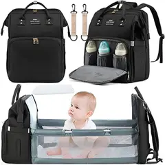 GENERICO - Pañalera Con Cambiador Para Bebe Multifuncional Impermeable