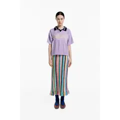 MAGLIONE - Falda Horizonte Flecos Mujer