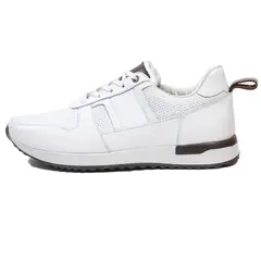 VILLABONR - Tenis en Cuero para Hombre VW-3032 Blanco