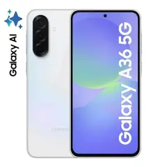 SAMSUNG - Celular A36 5G 256GB-8GB RAM-Cámara 50 MP-Frontal 12MP-6.7"- Blanco